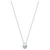 Plain Design Rhodium Plated Necklace Women Necklace Silver 5272086