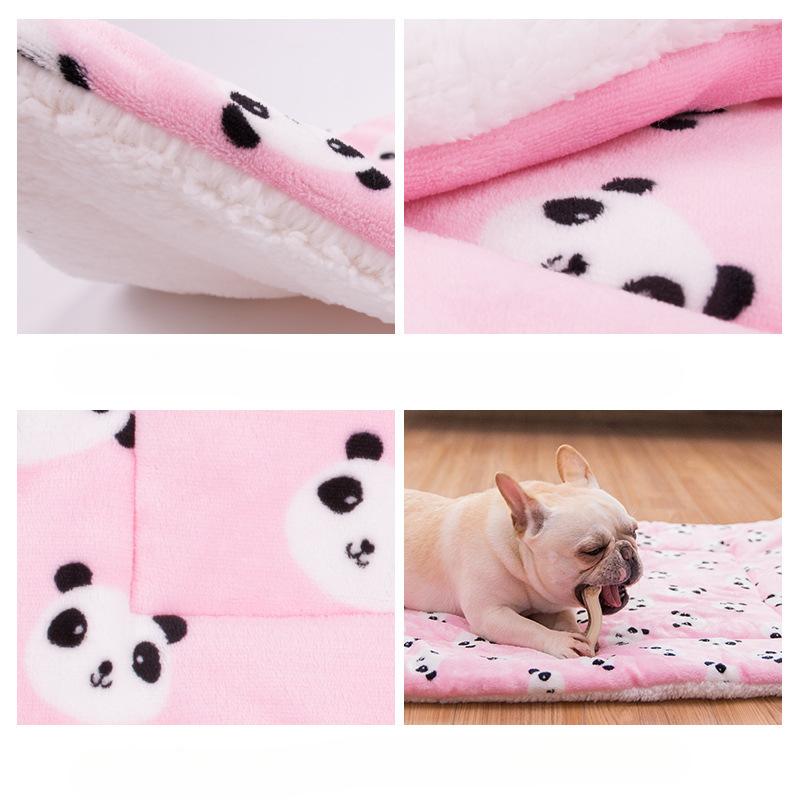 Autumn and Winter Dog Blankets  Quilts  Four Seasons Flannel Dog Kennels  Cat Kennels  Coral Velvet Cat Blankets  Pet Mats