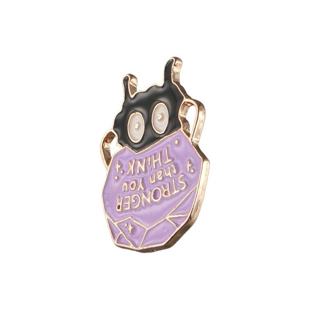 

Lapel Pin Stronger Soot Sprite Collar Brooch Enamel Pin Lapel Brooch Funny Brooches Brooches Pin синий