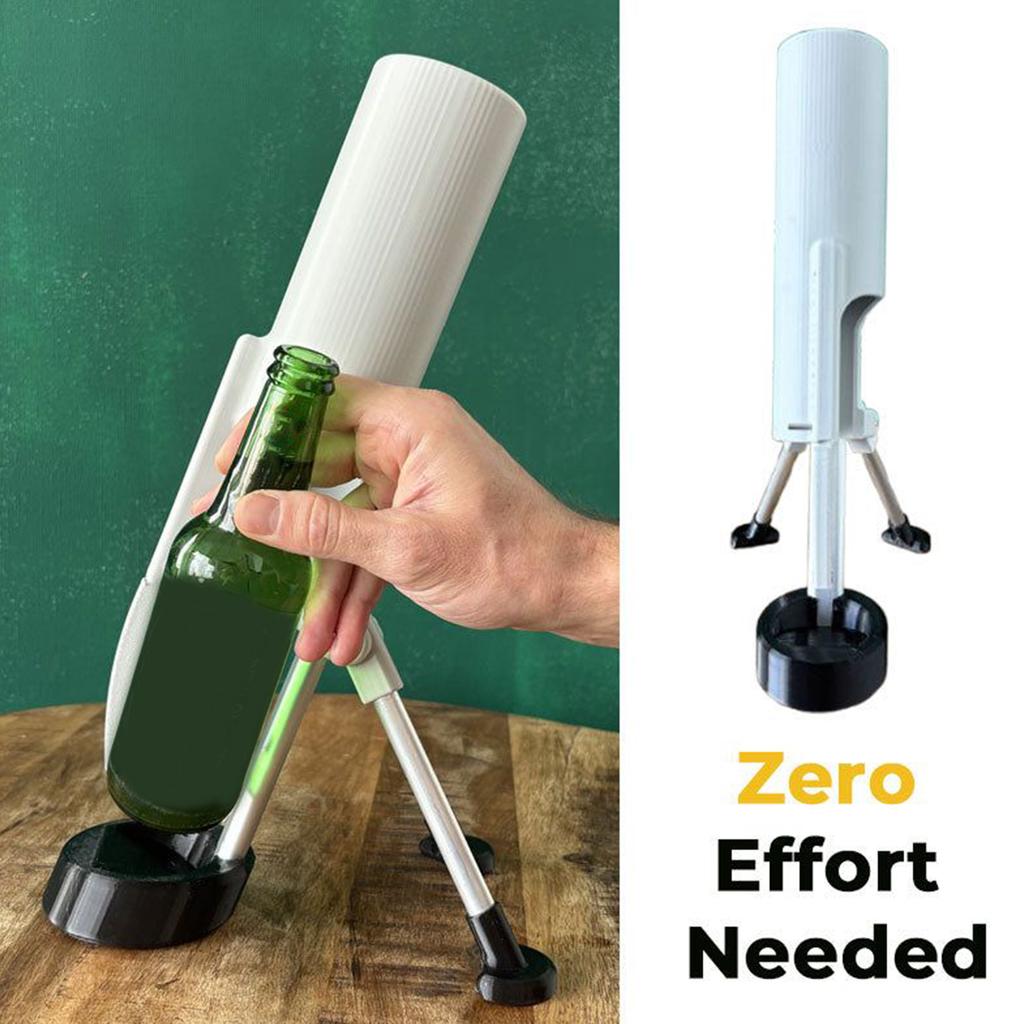 Wine Bottle Opener Push Down Automatic Opener For Bear Cap Household Bottle Opening Tool For Camping Bar Kitchen Catering Home