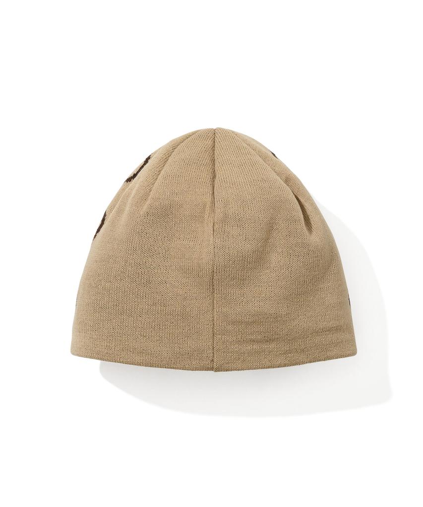 Bieseulaebis Triple Bsr Wave Logo Beanie Beige