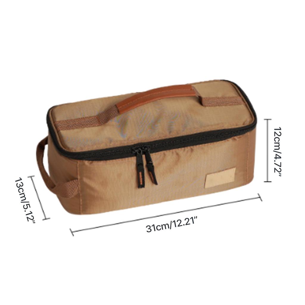 Cooking Utensils Carry Bag Camping Cookware Storage Bag Picnic Hiking Bag Outdoor Cooking Kitchen Tableware Organizer