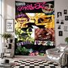 Wall TapestryGorillaz Art Hanging Cloth Decorative Background Cover for Room Decoration