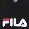 Fila T Shirts Unisex Black Crew Neck FS262RS01X018-BLK