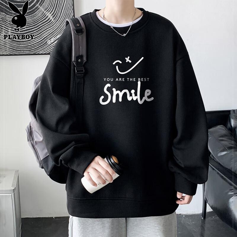 

PLAYBOY Мужской топ с длинным рукавом в вафельную сетку 3XL