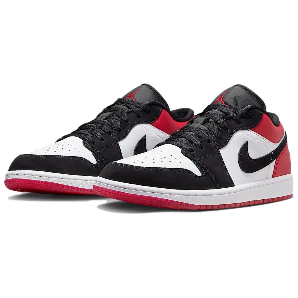 Air Jordan 1 Low SE Black Toe Unisex Sneakers White Gym-Red IB8971-106