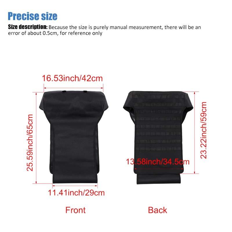 Car Seat Back Storage Bag Organizer Fit For Suzuki Jimny 2019 Up Stowing Tidying, 1 Pcs