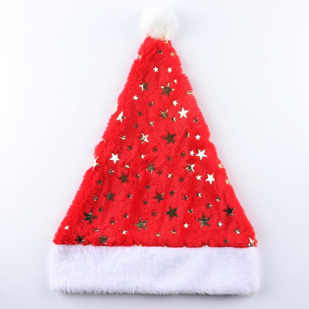 Christmas Plush Green Hat with Hot Stamping - Festive Toys & Small Gifts