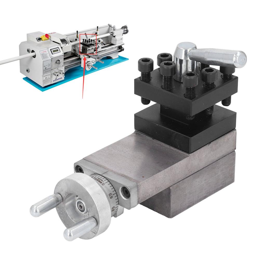 Mini Lathe Tool Holder Vice Clamp 60x60mm Square Slide Compound Tool for MX 210 WM 210 8x16 220x400 220x600 220x750 Lathe