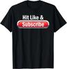 Gefällt mir und abonnieren Creator Video Livestream Blogging Geschenk Unisex T-Shirt
