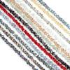 120pcs/lot 4mm Triangular Crystal Glass Beads Loose Beads Spacer Beads For Jewelry Making DIY Bracelet Necklace Accessories