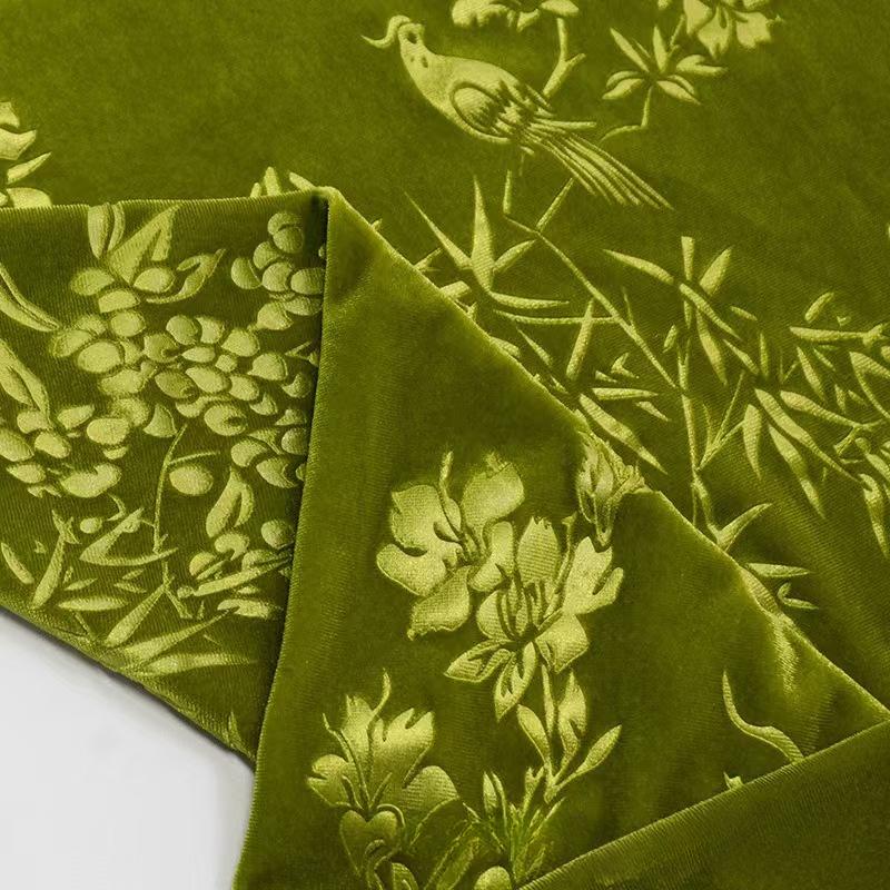50cm/100cm*150cm Brocade Jacquard Velvet Fabric African Nigerian Embossed Fabric for DIY Sewing Dress Cheongsam