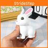 Childrens Little Toy White Rabbit Inertia Press Rebound Force Animal Cartoon Car