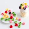 Mini Stampi in Silicone per Ciambelle per Caramelle Gommose, Stampo per Cereali Fruit Loop, Teglie per Ciambelle ad Anello per Fare Cioccolato, Candele, Sapone, Cera Fusa