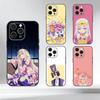 S-Sleepy Demon C-Castle  Phone Case For iPhone 17,16,15,14,13,12,11 Plus,Pro Max,XS,Soft Silicone Black Cover