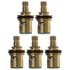 Tap Cartridge Replacement Gold Thickened Brass Mixer Valve Hot & Cold Faucet Valves Repair Tool for Universal Faucet Use