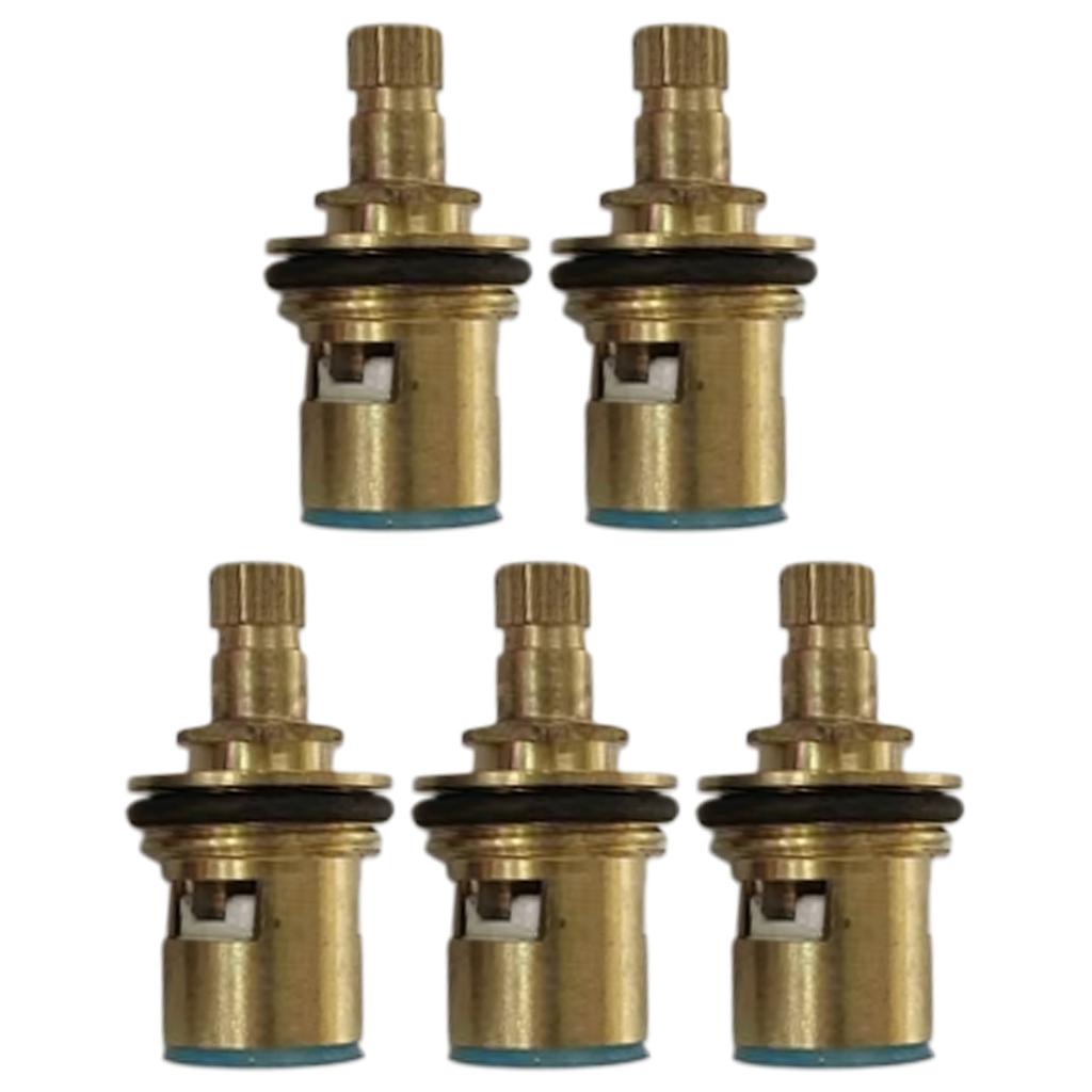 Tap Cartridge Replacement Gold Thickened Brass Mixer Valve Hot & Cold Faucet Valves Repair Tool for Universal Faucet Use