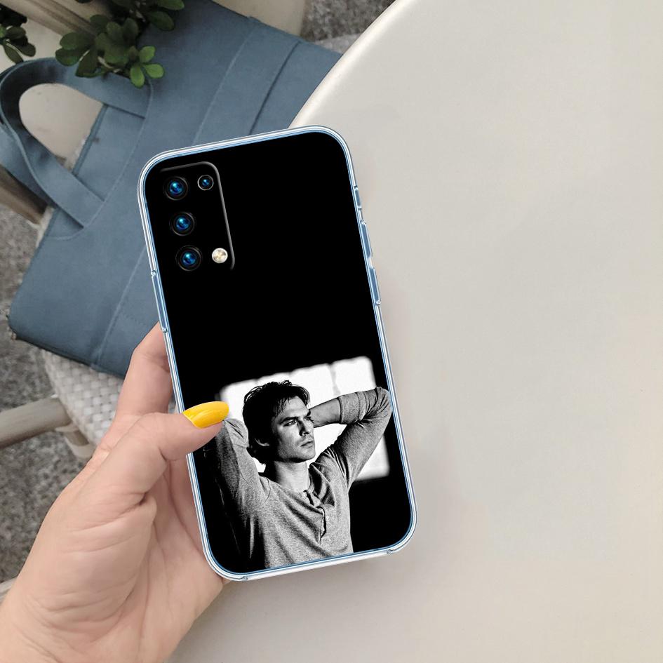 Vampire Diaries Damon Transparent Phone Case for Motorola Moto G40 G04 G05 One Ace Action Fusion + Plus Hyper Macro Vision Zoom