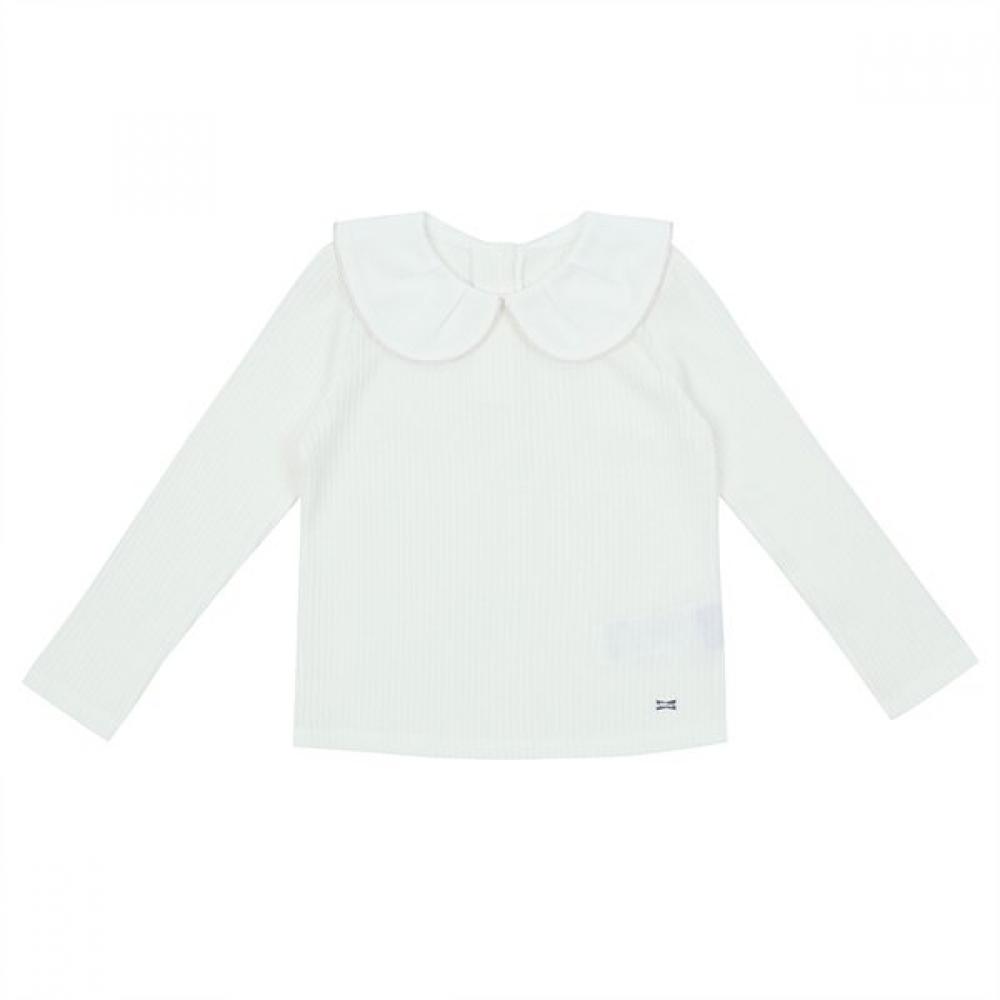 

Tiffany Футболка с рифленым воротником Айвори T51kat020 Ivory/110
