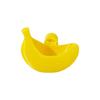Detachable Bird Food Feeding Dish Anti-Splash Parrot Water Bowl Banana Shape Bird Feeder  Budgie
