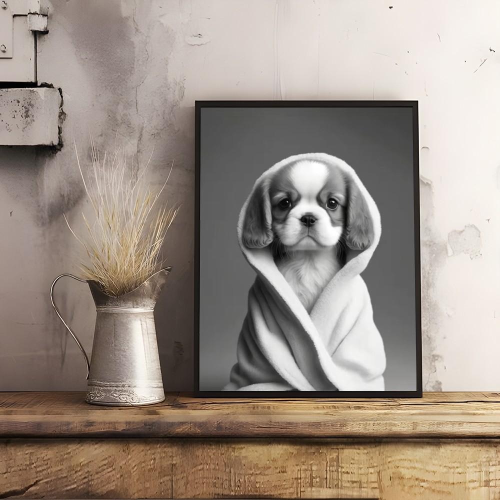 Alpaca Deer Cat Dog Panda Funny Gift Poster Sticky Wall Art Printing Waterproof Home Living Bed Room Bar Hallway Aesthetic Decor