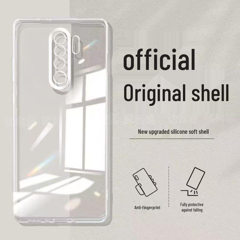 Xiaomi POCO M2 Plain Color Silicone Case with Full Coverage Drop Protection