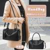 NICOLE & DORIS Women's 2-Way Boston Bag, HandbagShoulder Bag, Popular, Double-Layer Design, Large Capacity, Multiple Pockets, Detachable Strap,