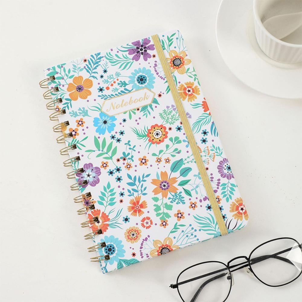 160 Pages Spiral Notebook 5.7 X 8.5inch Artfan Notebook Journal  for Gifts, Work Style 2