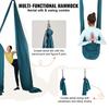 Aerial Silk & Yoga Swing, 11 Yards, Aerial Yoga Hammock Kit with 100gsm Nylon Fabric, Full Rigging Hardware & Easy Set-up Guide, Antigravity Flying