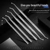 Professional Ingrown Toenail Clippers and Double-Ended Cleaner Set