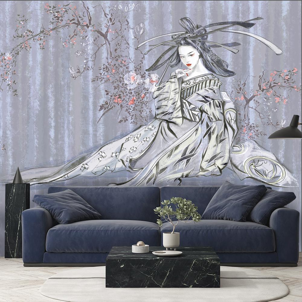 Wallpaper Traditional Japanese Geisha