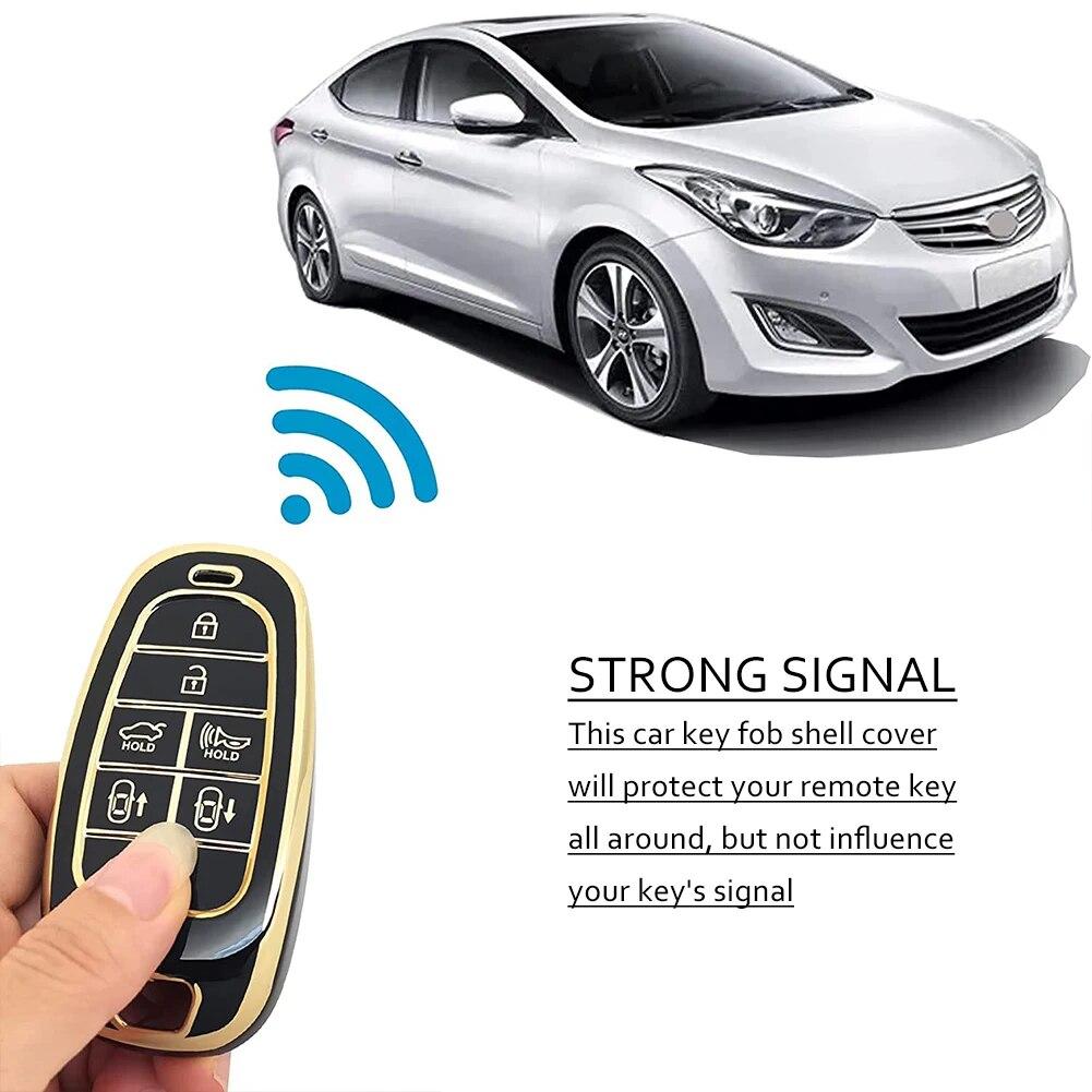 Husa pentru chei auto din Tpu pentru Hyundai 5 7 butoane Sonata Sel Ev 6 Ev 8 IONIQ 5 NEXO Tucson Sonata Grandeur Sonata Limited