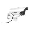 Fake Surveillance Camera Solar Powered Simulation Monitor with LED Flashing Light for Home Business Office