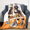 Custom 1pc Haikyuu!! Team Spirit Blanket, Soft And Comfortable Blanket, Casual Warm, Camping Travel Blanket, Birthday Gift Q91277