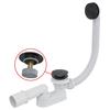 Clik-Clak Bathtub Siphon, Matt Black