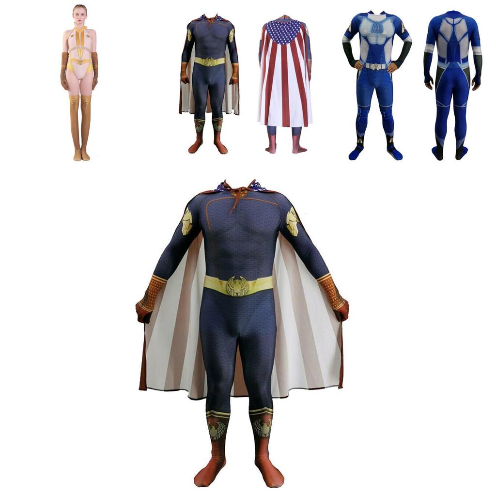Costume Cosplay The Boys Per Adulti Bambini Homelander A-train Starlight Halloween