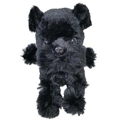 Legjobb Valaha Japán Prémium Kölyök Schnauzer Fekete 16cm Kutya Plüss Játék Fekete Schnauzer 53097