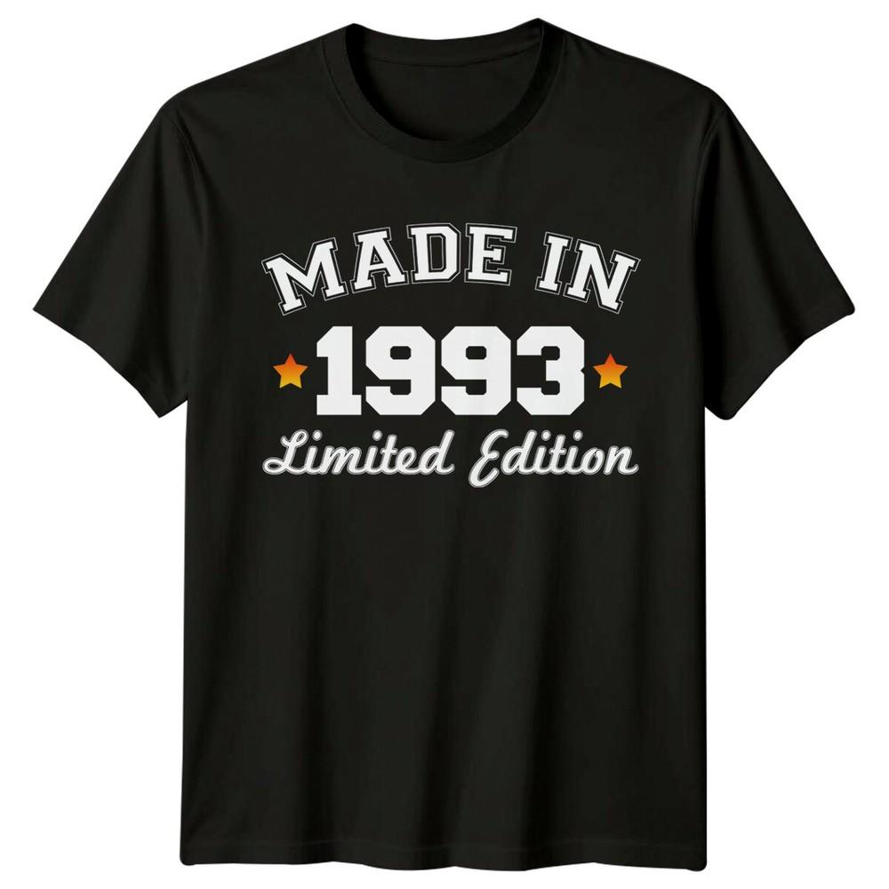 Made In 1993 Limited Edition Unisexs TShirt 33rd Birthday Gift Vintage