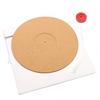 Cork Turntable Mat Audiophile Anti-Static Anti-Shake Turntable Slip Mat Turntable Cork Platter Mat Record Player Mat