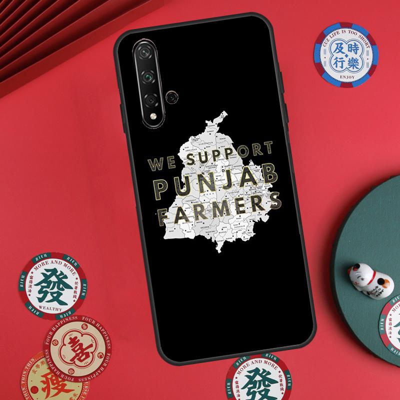 Punjab Map Outline For Huawei Nova 12s 12i 7i 8i 11i Y73 Y70 Y90 Y60 Y72 Y61 Y91 9 10 SE P30 Pro P40 Lite Case