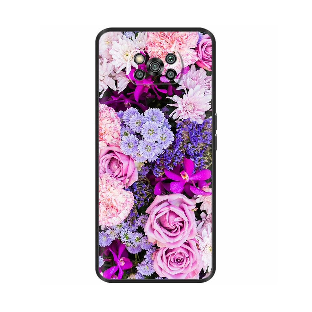 Etui na Poco X3 Pro Motyl Serce Miękkie Płynne Silikonowe Pełna Ochrona Etui dla Xiaomi Poco X3 NFC Pokrowiec Dla Poco X3 PocoX3