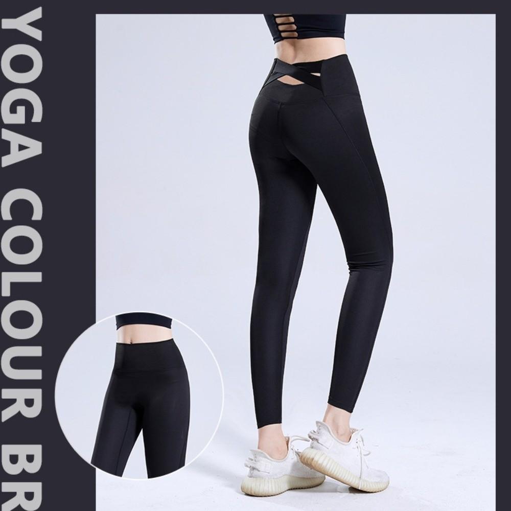 Elastic Yoga Leggings Tight Tummy Control Pilates Pants Body Shaper Hip Lift Yoga Pants  Girls