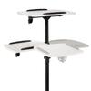 Projector stand with two shelves