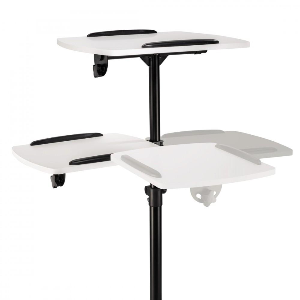 Projector stand with two shelves