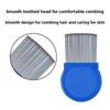 A 6-piece Set of Stainless Steel Pet Comb for Removing Miscellaneous Hair, Floating Hair Comb, Fine-toothed Flea Removal Comb and Cleaning Comb