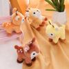 Cute Cartoon Sika Deer Mini Plush Toy Pendant For Gift And Decoration Bag