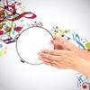 Handheld Tambourine Educational Musical Tambourine Drum for Children and Adults Wooden Tambourine Lightweight Tambourine