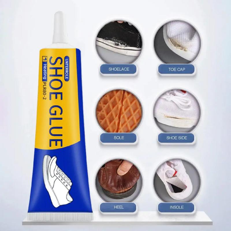 Schuhkleber Sohlenreparatur Reparaturkleber 60ml Robuster flexibler Sofort-Wasserdichter Schnelltrocknender Schuhkleber Reparaturkleber Wanderschuhe