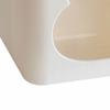 Brush Holder Organizer Makeup Pen Desktop Storage Container White Small Rabbit Square