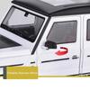 Large Size 1:18 G63 500K Sports Car Model Toy Music Light Doors Opened Alloy Vehicle Models Decorative Ornament Collection